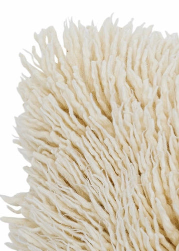 Star Cushion Nature Wool