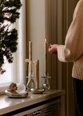 Damo Candle Holder Clear