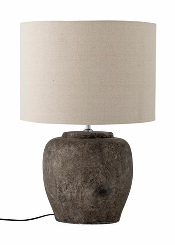 Isabelle Table lamp Grey Stoneware