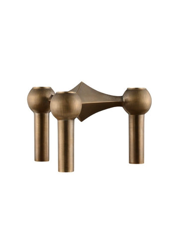 Stoff Nagel Lysestake Bronzed Brass