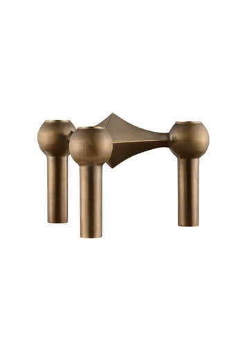 Stoff Nagel Lysestake Bronzed Brass