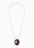 The Julia Necklace Smoky Quartz & Silver