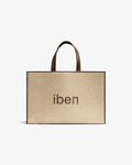 IBEN Straf Bag L - Brown Straw