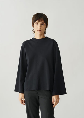 Wide Sleeve Longsleeve Black