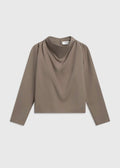 Beverly Top Taupe Grey