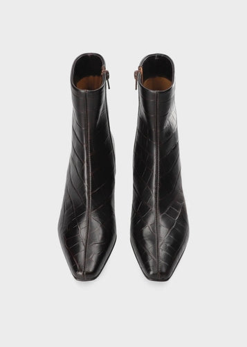 Croco Leather Brown