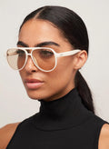 Stevie Solbrille Vanilla & Brown