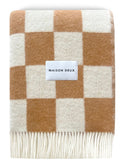 Checkerboard Ullpledd Terra white