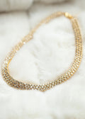 Siri Choker | Gold & Crystal