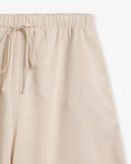 Iben Tide Linen Pants Raw Beige