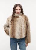 Lumi Cropped Faux Fur Jacket