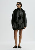 Brey Leather Skirt Black