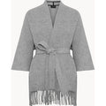 Akila Lambswool Jacket Grey Melange