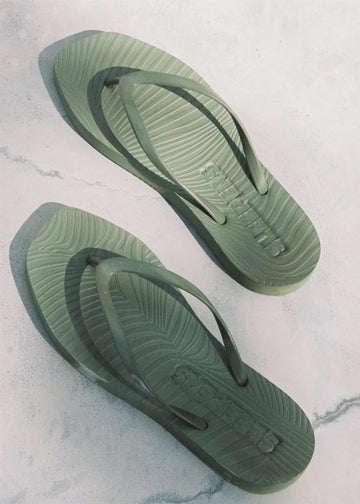 Tapered Flip Flop Green