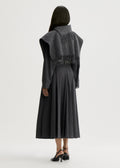 Turtla Wool Scarf Dark Grey Melange