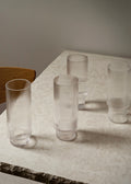 Ripple Long Drink Glass Clear |  4-Pakning