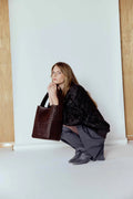Iwa Twill Shoulder Bag Umber