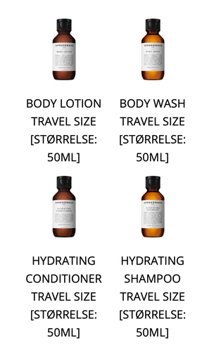 Travel Kit | Shampoo, Conditioner, Body Wash & Body Lotion