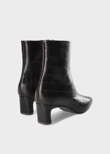 Croco Leather Brown