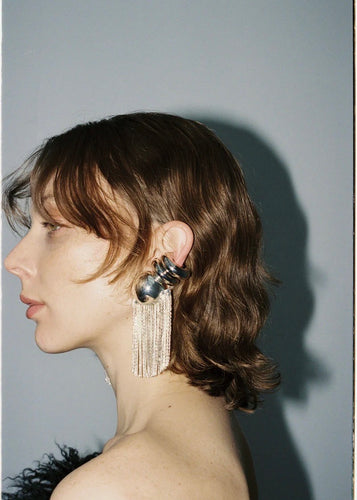 Eclipse Cuff Silver Singel