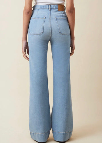 St. Monica Jeans | Azurina Blue