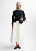 Rose Merino Cardigan Black