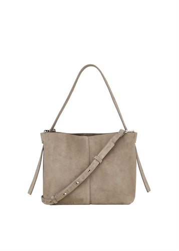 Suede Fraya Small Bag Moral Grey