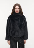 Mallow Faux Mink Dark Grey