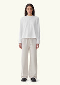 The Storm's Eye Longsleeve White