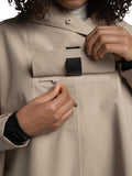 Bergen Poncho Beige