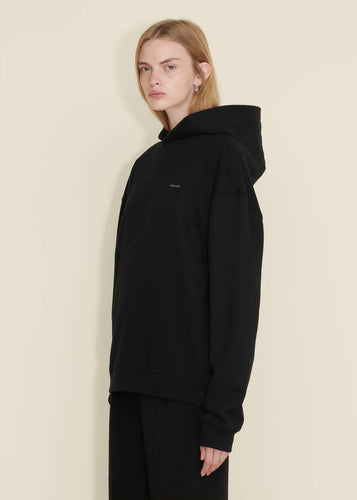 W. Relaxed Hoodie | Black