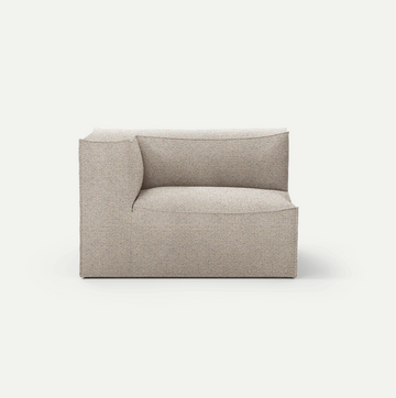 Catena Armrest L L400 Confetti Bouclé | Light Grey