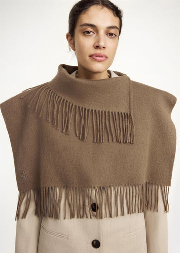 Turtlla Wool Scarf Light Brown