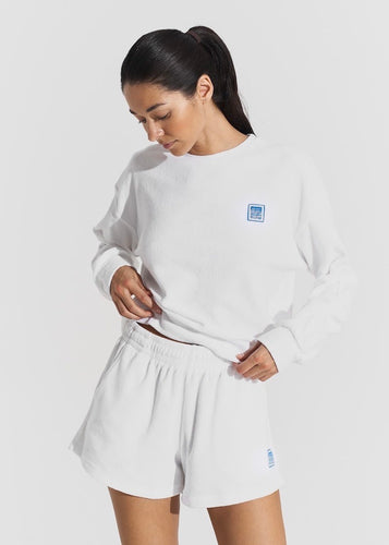 Terry Shorts Creme White