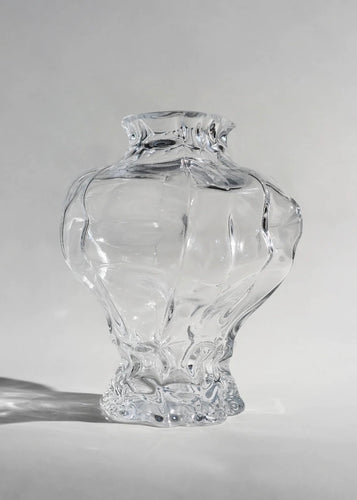 Ammonit Large Vase Clear