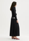 Geri Maxi Skirt Black