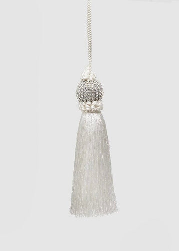 Tassel Nappa Jewel White