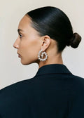 Spiral Hoops Earrings Silver