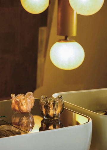 Anita lyslykt Beige