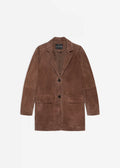 Riva Suede Blazer Marrone Blazere