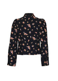 Striped Organza Blouse Midnight Field