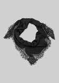 Lacia Lace Scarf Black