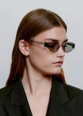 Bella Solbrille Silver Crystal