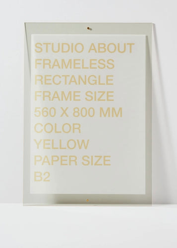 Frameless B2  Rectangle Yellow