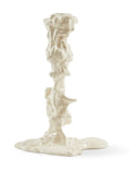 Drip Candle Holder L White