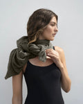 Milano Luxury Scarf Army Green