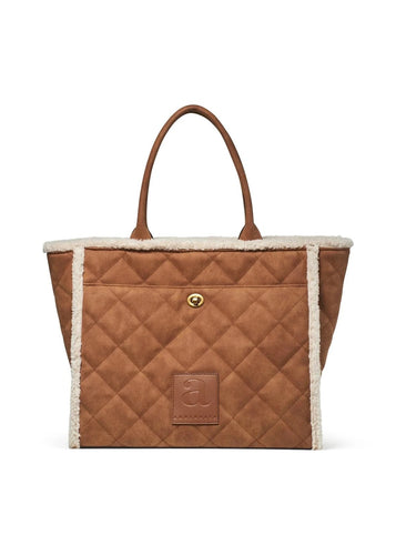 Darcy Shearling Bag Chestnut