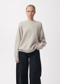 Dive Open Back V Sweater Snowday