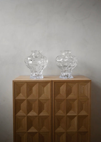 Ammonit Large Vase Clear