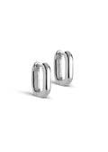 Hoops Square 15mm Silver